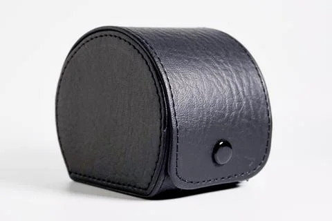 Leather accessory box Stock Photos