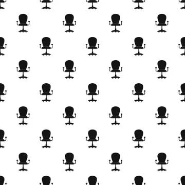 Leather armchair pattern seamless vector Stock Illustration