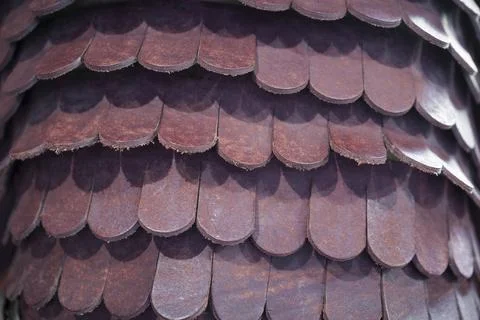 Leather armor texture background . Soft focus Stock Photos