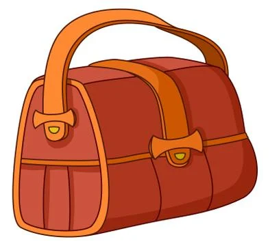 Leather bag Stock Illustration