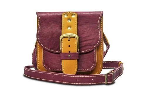 Leather bag Stock Photos