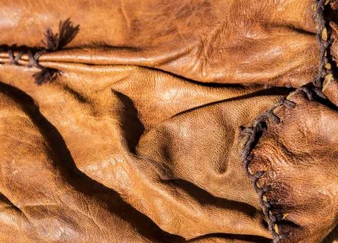 Leather bag texture Stock Photos