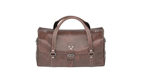 Leather Bagpack 4k 3d rendering Stock Photos
