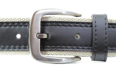 Leather belt for men Stock Photos