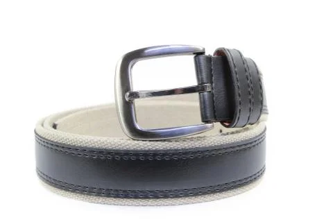 Leather belt for men Stock Photos