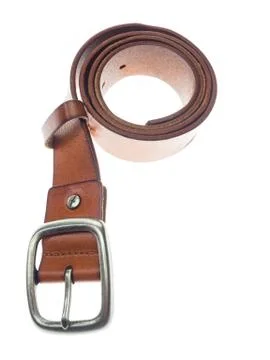 Leather belts Stock Photos