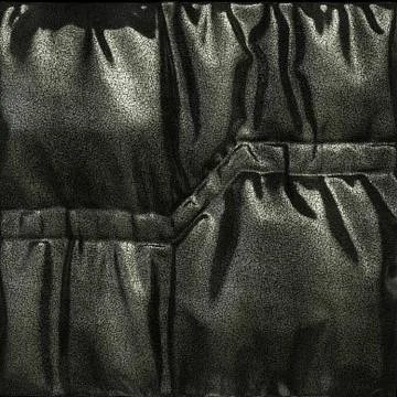 Leather black background or texture 3d illustration Stock-Illustration