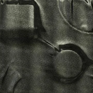 Leather black background or texture 3d illustration Stock Illustration