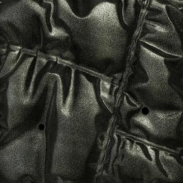 Leather black background or texture 3d illustration Stock Illustration