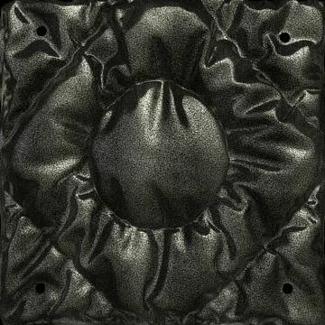 Leather black background or texture 3d illustration Stock Illustration