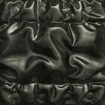 Leather black background or texture 3d illustration Stock Illustration