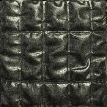 Leather black background or texture 3d illustration Illustrazione stock