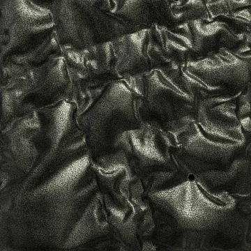 Leather black background or texture 3d illustration Stock Illustration