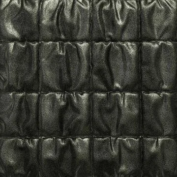 Leather black background or texture 3d illustration Stock Illustration