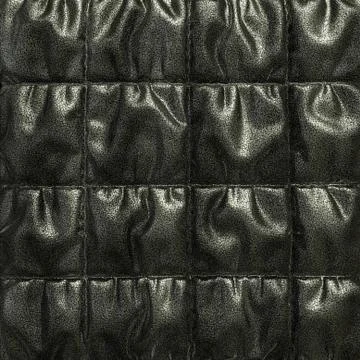 Leather black background or texture 3d illustration Stock Illustration