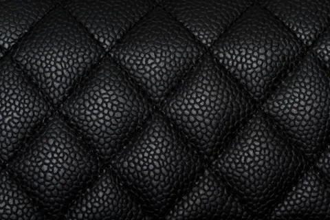 Leather black Foto stock