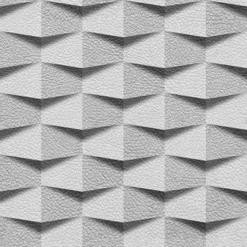 Leather blocks stacked for seamless background, surface white leather Stock Illustration