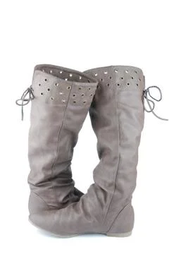 Leather boots Stock Photos