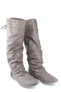Leather boots Stock Photos