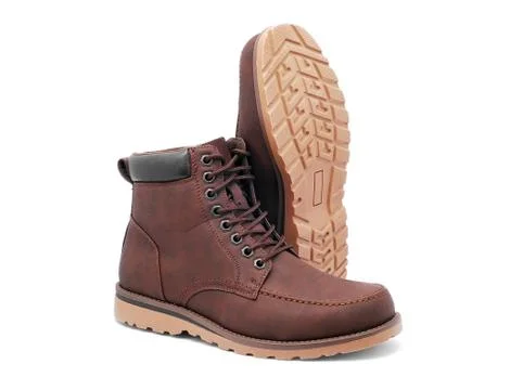 Leather boots Foto stock