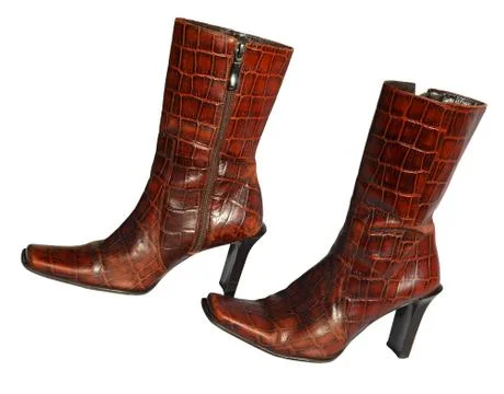 Leather boots Stock Photos