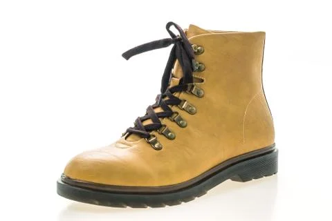 Leather boots Stock Photos