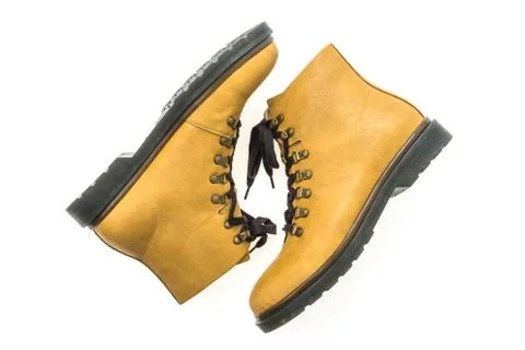 Leather boots Foto stock
