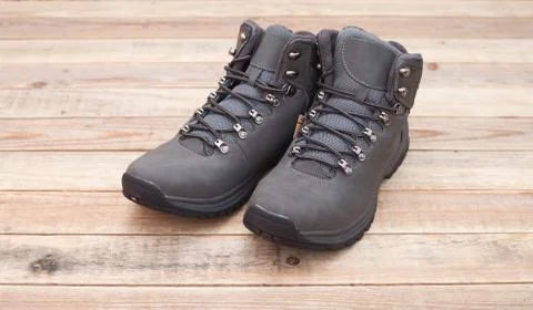 Leather boots  Stock Photos