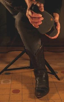 Leather boots Stock Photos