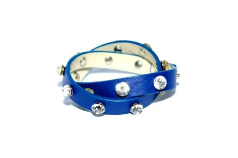 Leather bracelets Stock Photos