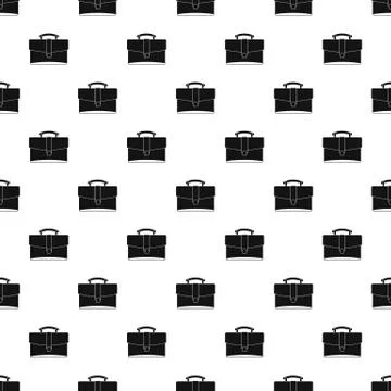 Leather briefcase pattern vector Illustrazione stock