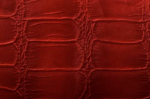 Leather brown embossed texture Stock Photos