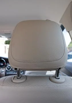 Leather car interior Stock Photos
