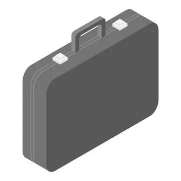 Leather case icon, isometric style Stock Illustration