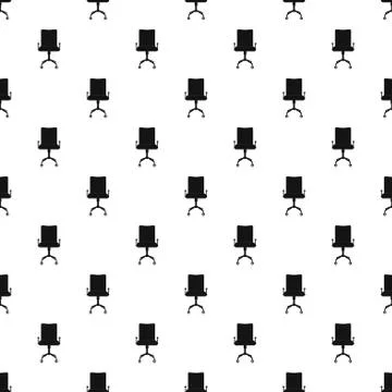 Leather chair pattern seamless vector Stock Illustration