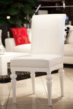 Leather chairs Stock Photos
