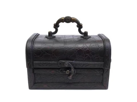 Leather chest Foto stock