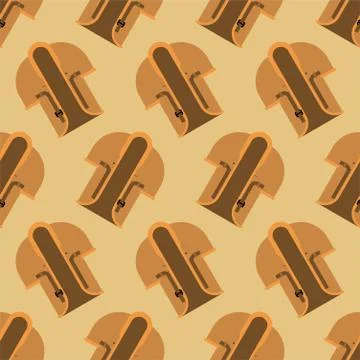Leather Cloak pattern seamless. Coat background. Stock Illustration