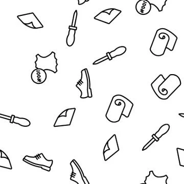 Leather Cloth Material Vector Seamless Pattern Stockillustratie