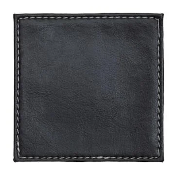 Leather coaster Stock Photos