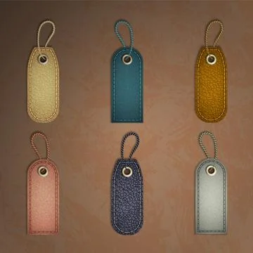 Leather collection Stock Illustration