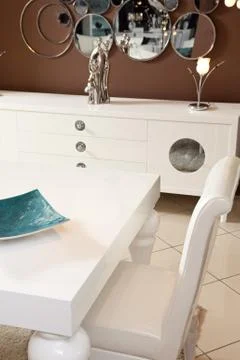 Leather couch Stock Photos