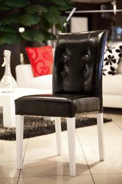 Leather couch Stock Photos