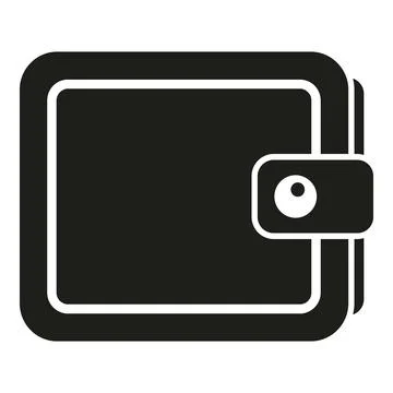 Leather craft wallet icon simple vector. Tape measure machine Stock Illustration