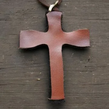 Leather Cross Illustrazione stock