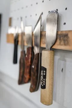 Leather cutter tools. Stock-Fotos