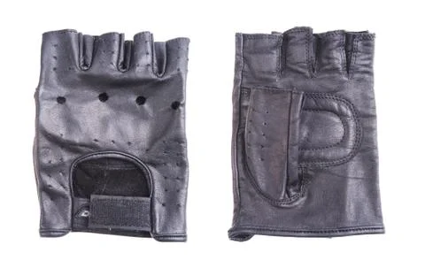 Leather driving gloves 스톡 사진
