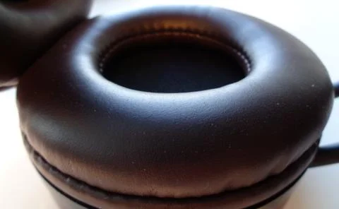 Leather Ear Pad Foto stock