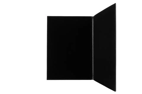 Leather folder for storing documents Stockfoto's