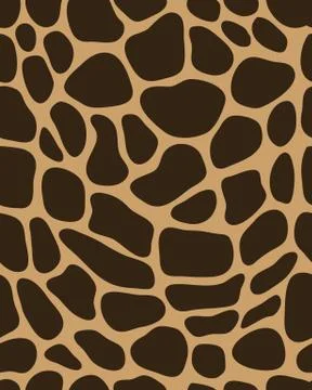 Leather of giraffe Stock Illustration